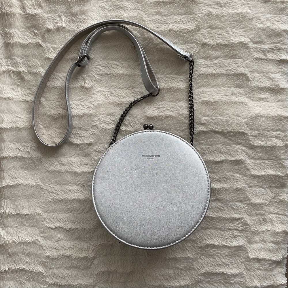 Silver Circle Handbag